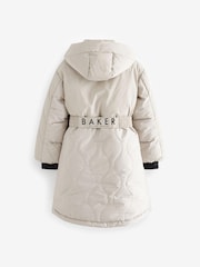 Parka Baker by Ted Baker Cream imperméable - Image 8 of 13