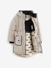 Parka Baker by Ted Baker Cream imperméable - Image 9 of 13