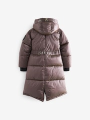 Baker by Ted Baker Shower Resistant Longline Padded Coat - Image 10 of 15