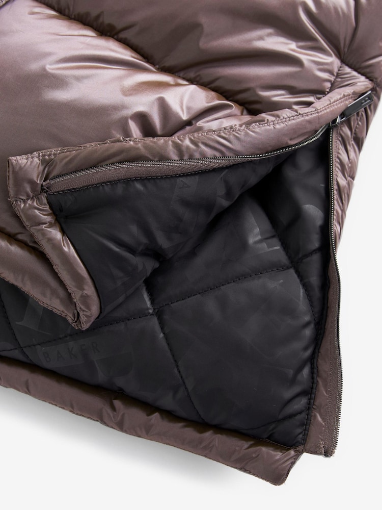 Baker by Ted Baker Shower Resistant Longline Padded Coat - Image 15 of 15