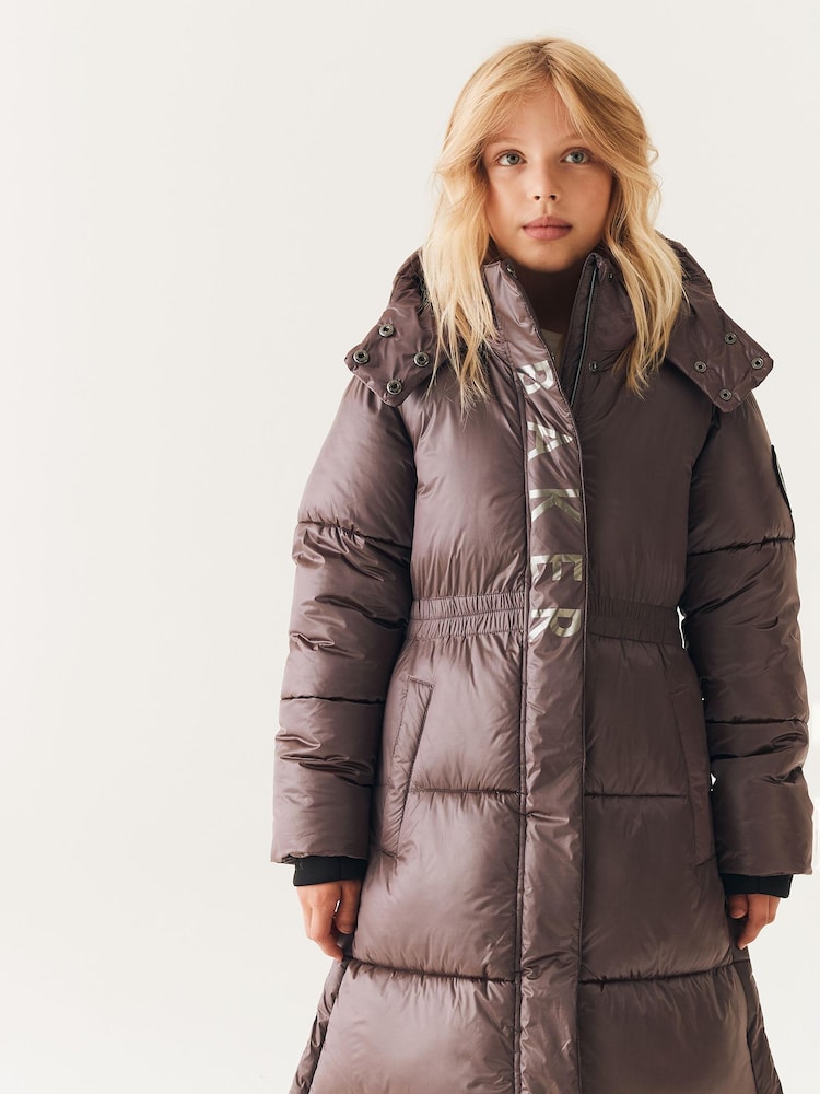 Baker by Ted Baker Shower Resistant Longline Padded Coat - Image 2 of 15