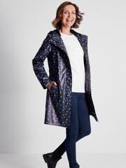 Spirit Blue Spot Fleece Lined Parka - Image 2 of 5