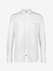 Tommy Hilfiger White Slim Fit Core Flex Poplin Shirt - Image 4 of 4