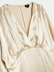 River Island Petite Cream Batwing Midi Dress - Image 2 of 2
