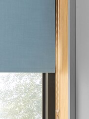 Blue Ready Made Textured Roller Blackout Blind - Image 5 of 7