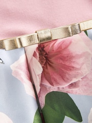 Baker by Ted Baker Pink Long Sleeve Floral Dress - Image 8 of 9
