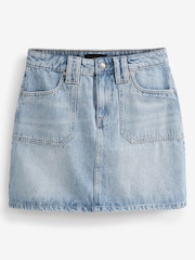 Denim, Mittelblau - Cargo-Minirock - Bild 6 von 6