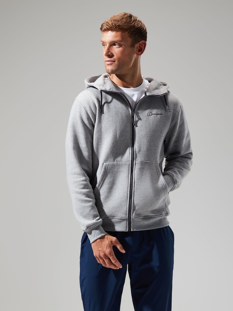 Berghaus Grey Logo Zip-Up Hoodie - Image 2 of 10
