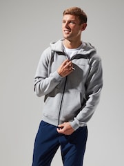 Berghaus Grey Logo Zip-Up Hoodie - Image 3 of 10