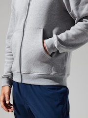 Berghaus Grey Logo Zip-Up Hoodie - Image 6 of 10