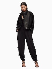 AllSaints Black Ryder Jacket - Image 2 of 10