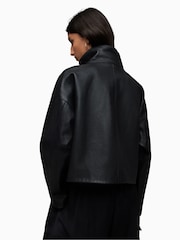 AllSaints Black Ryder Jacket - Image 9 of 10