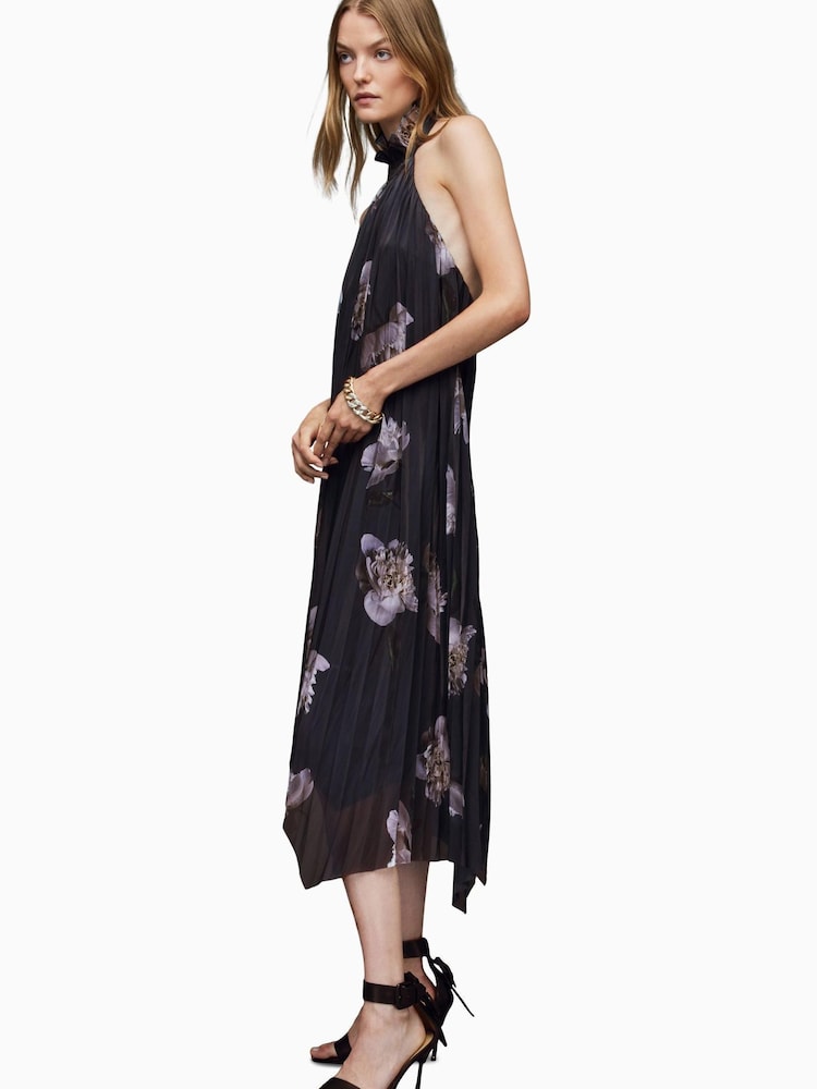 AllSaints Grey Alaya Cordelia Dress - Image 2 of 5