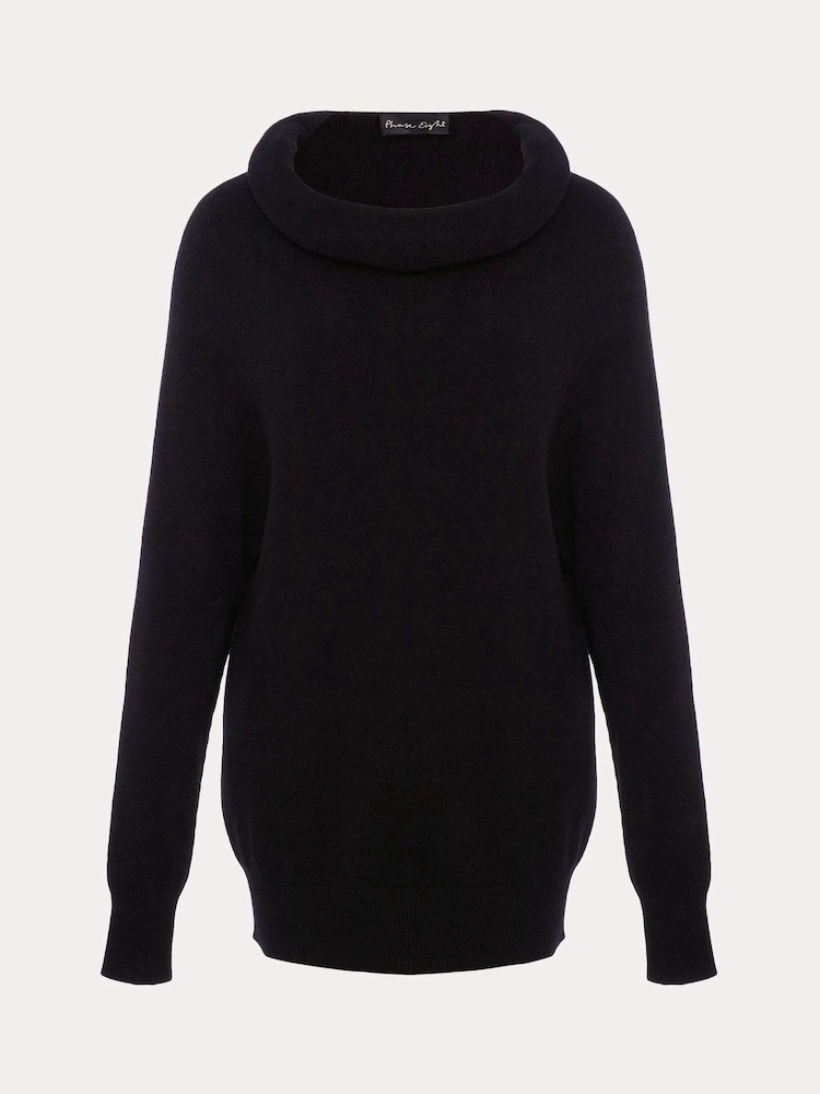 Phase Eight Rylee Black Roll Neck Knit Jumper - Image 6 of 6 Phase Eight Rylee Black Roll Neck Knit Jumper - Image 6 of 6