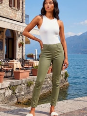 Roman Khaki Green 31'' Denim Stretch Legging - Image 2 of 4