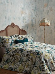 EW by Edinburgh Weavers Blue Morton Timeless Tribute Floral 200 Thread Count 100% Cotton Duvet Cover And Pillowcase Set - Image 1 of 4