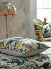 EW by Edinburgh Weavers Blue Morton Timeless Tribute Floral 200 Thread Count 100% Cotton Duvet Cover And Pillowcase Set - Image 4 of 4