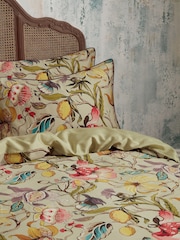 EW by Edinburgh Weavers Grey Morton Timeless Tribute Floral 200 Thread Count 100% Cotton Duvet Cover And Pillowcase Set - Image 3 of 4
