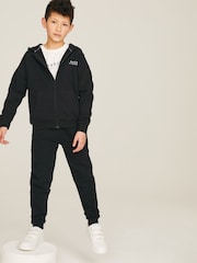 Черный - Baker by Ted Baker Толстовка и комплект джоггеров на молнии из 100% хлопка - Image 2 of 11