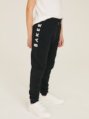 Черный - Baker by Ted Baker Толстовка и комплект джоггеров на молнии из 100% хлопка - Image 4 of 11