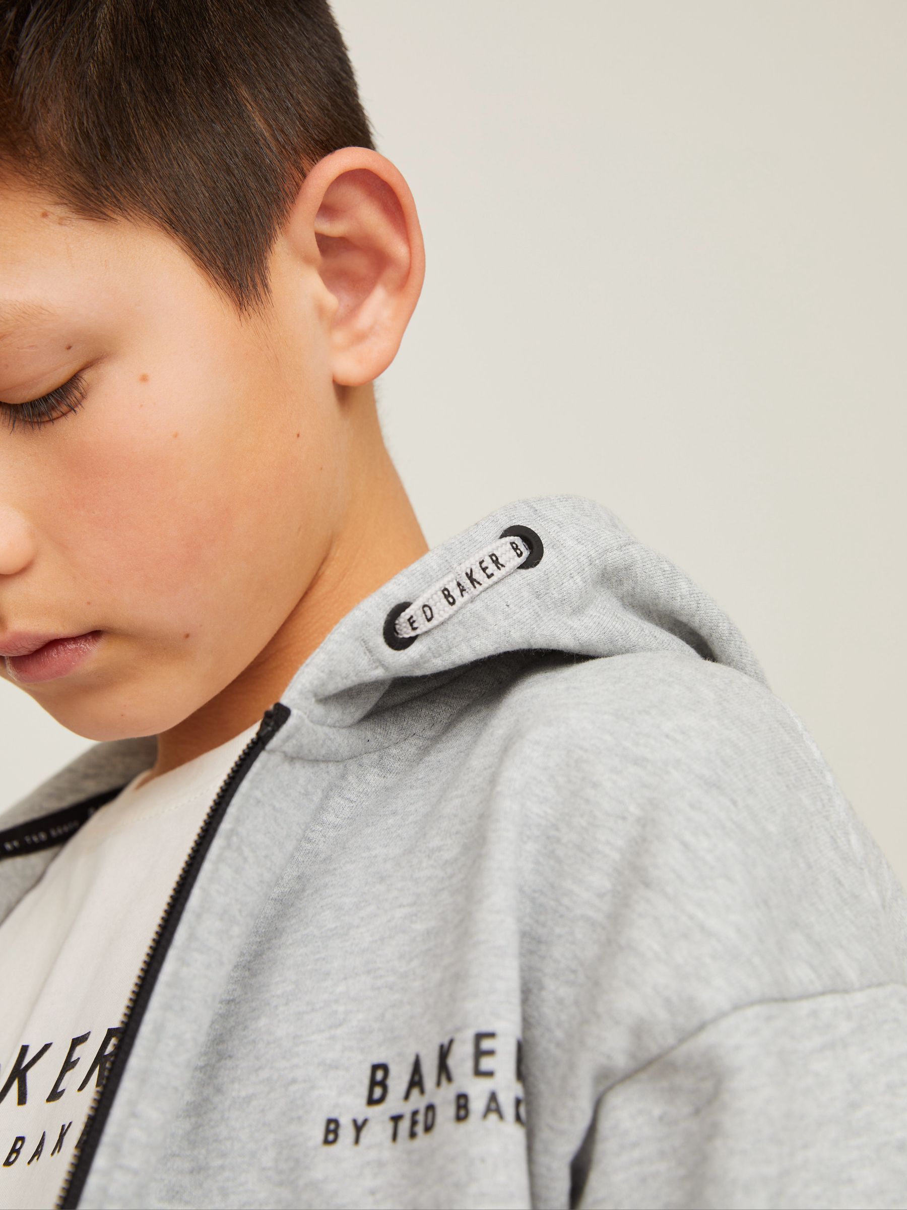 Buy Baker by Ted Baker Zip Through 100% Cotton Hoodie and