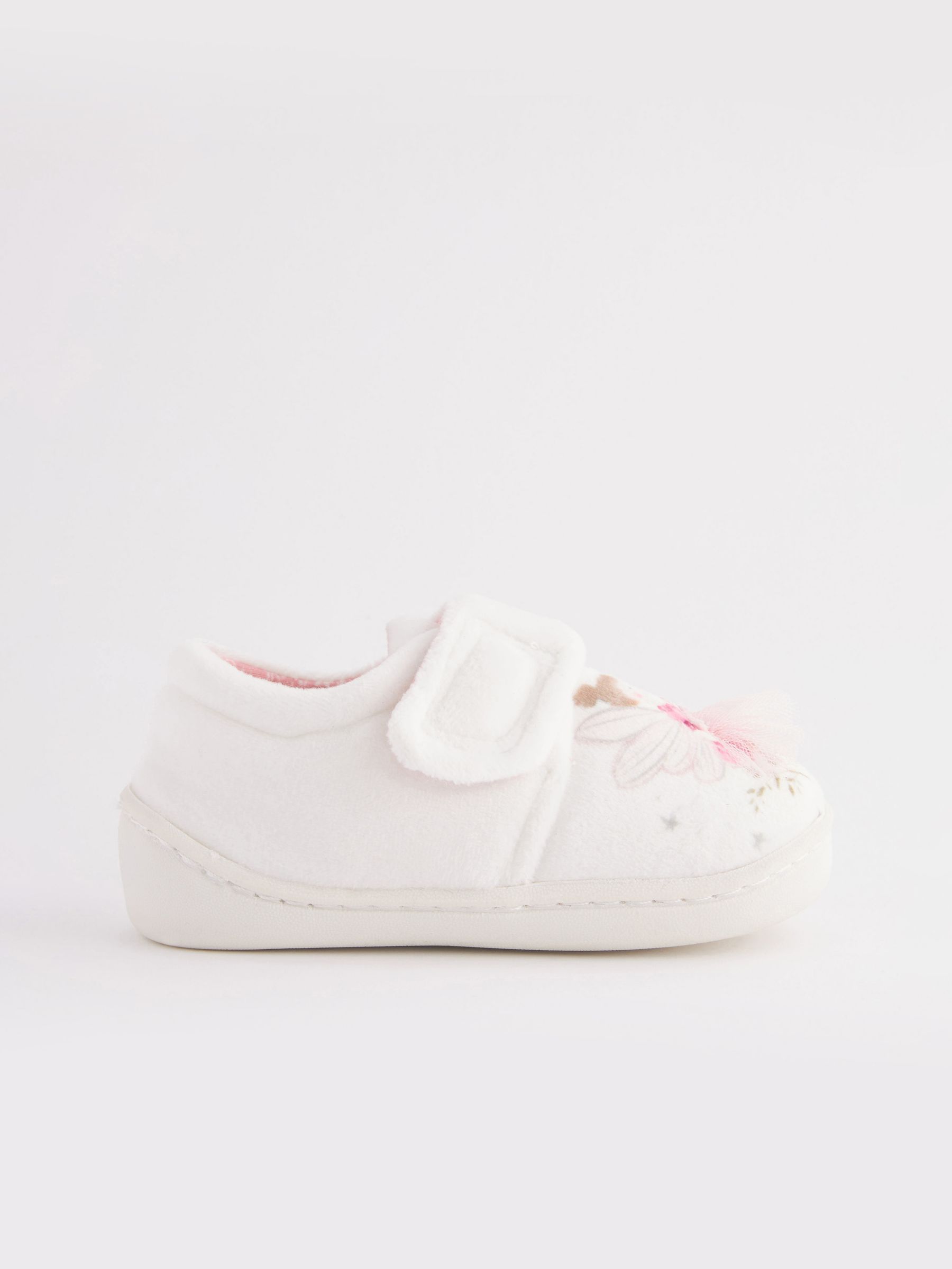Buy White Fairy Cupsole Slippers from Next Luxembourg