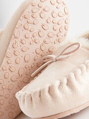 Pink Sparkle Moccasin Slippers - Image 7 of 7