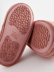 Розовый вельветовый - Флисовые тапочки из искусственного меха - Image 7 of 7