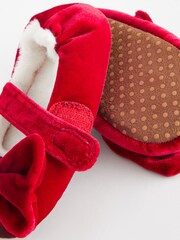 Red Bow Ballet Slippers - Image 5 of 5