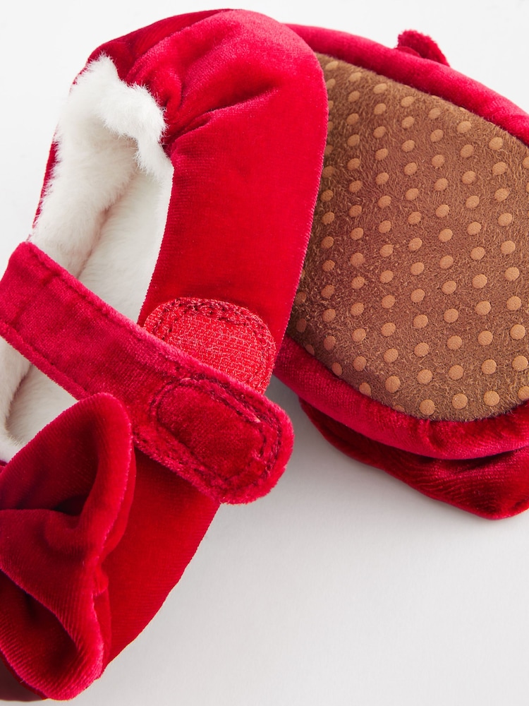 Red Bow Ballet Slippers - Image 5 of 5 Red Bow Ballet Slippers - Image 5 of 5