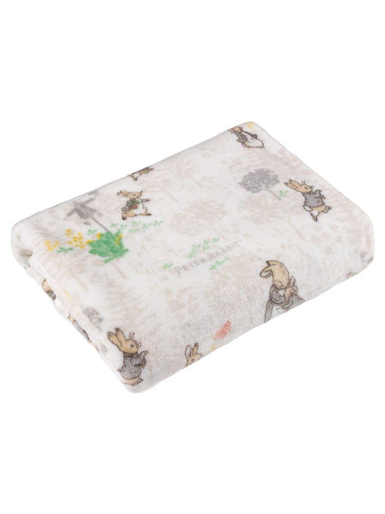Peter Rabbit™ Natural Teddy Classic Fleece Throw - Image 1 of 3