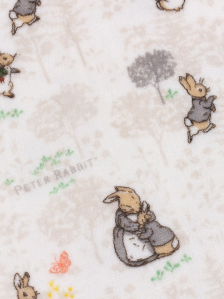 Peter Rabbit™ Natural Teddy Classic Fleece Throw - Image 3 of 3