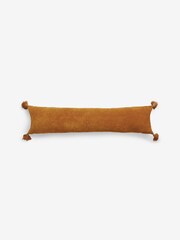 Ochre Yellow Soft Velour Draught Excluder - Image 3 of 4
