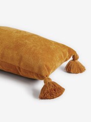 Ochre Yellow Soft Velour Draught Excluder - Image 4 of 4