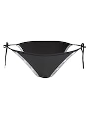 Calvin Klein Core Black Logo Tape String Bikini - Image 2 of 5