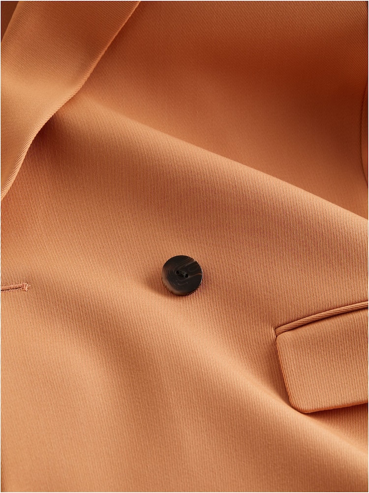 Calvin Klein Brown Wool Twill Blazer - Image 6 of 6