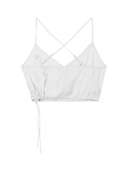 Calvin Klein Jeans Grey Cropped Strappy Top - Image 2 of 2