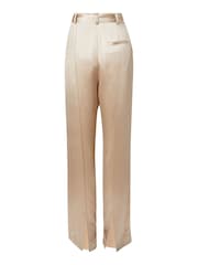 Calvin Klein Naia Wide Leg Cream Trousers - Image 5 of 6