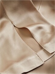 Calvin Klein Naia Wide Leg Cream Trousers - Image 6 of 6