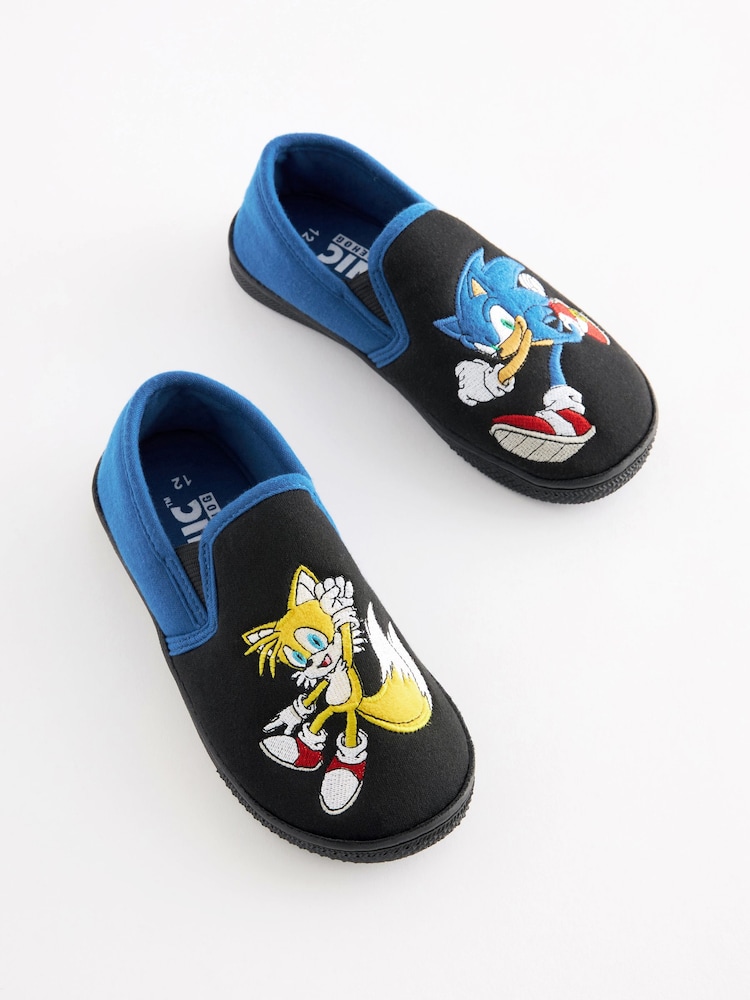 Czarny - Sonic Cupsole Slippers - Image 1 of 4