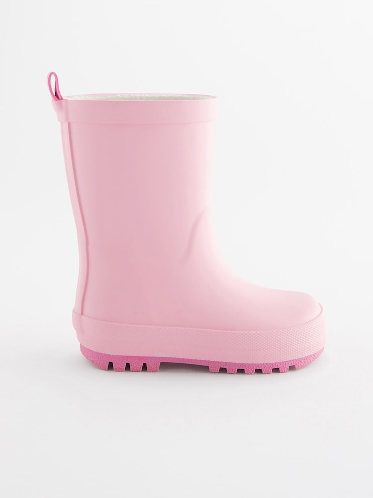 Pink Rubber Wellies - Image 2 of 5 Pink Rubber Wellies - Image 2 of 5