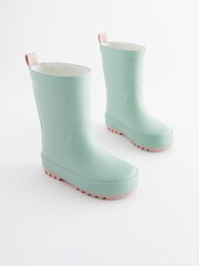 Sage Green Rubber Wellies - Image 1 of 5