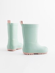 Sage Green Rubber Wellies - Image 2 of 5