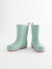 Sage Green Rubber Wellies - Image 3 of 5