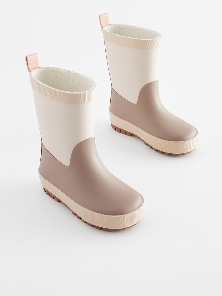 Beige/Neutral/Farbblock - Gummistiefel - Bild 1 von 5 Beige/Neutral/Farbblock - Gummistiefel - Bild 1 von 5