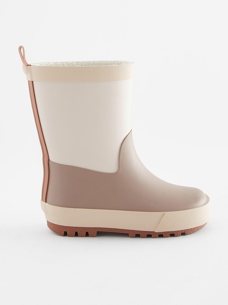 Beige/Neutral/Farbblock - Gummistiefel - Bild 2 von 5 Beige/Neutral/Farbblock - Gummistiefel - Bild 2 von 5