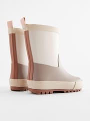 Beige/Neutral/Farbblock - Gummistiefel - Bild 3 von 5