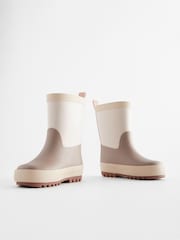 Beige/Neutral/Farbblock - Gummistiefel - Bild 4 von 5