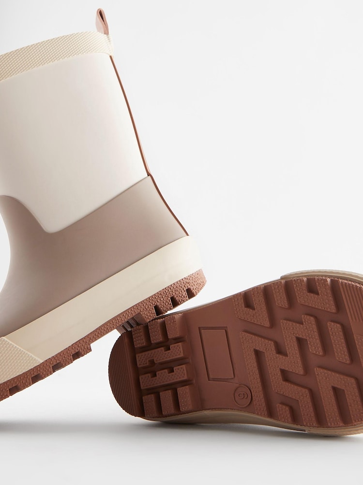 Beige/Neutral/Farbblock - Gummistiefel - Bild 5 von 5 Beige/Neutral/Farbblock - Gummistiefel - Bild 5 von 5