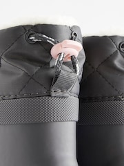 Charcoal Grey Thermal Thinsulate™ Lined Cuff Wellies - Image 5 of 6